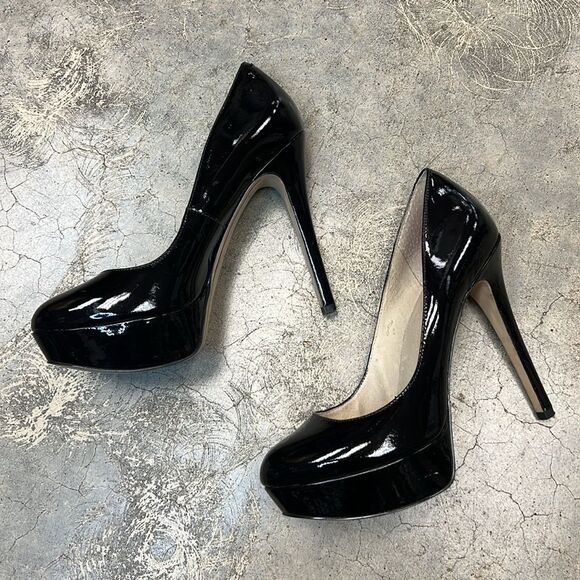Joan & David black patent heel - Picture 4 of 8